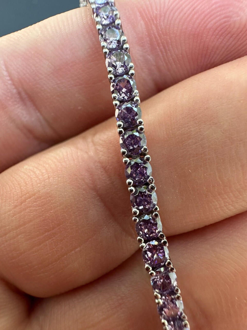 Bracelete tennis Purple
