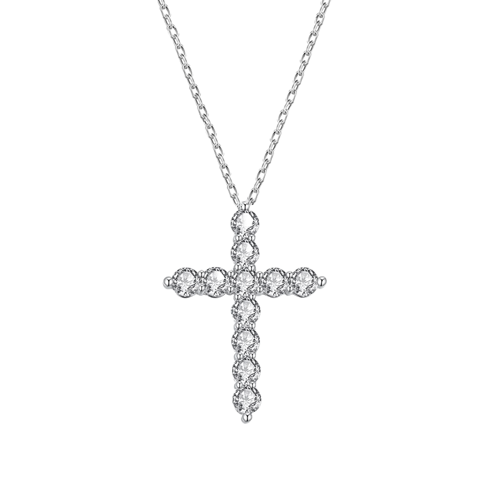 Cruz de moissanite