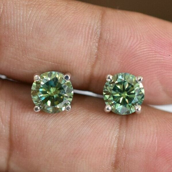 Brincos solitários Green